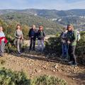 Petite pause devant le paysage typique de notre Provence