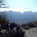 Devant les dentelles