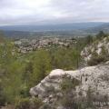 Mormoiron vu du haut de la falaise